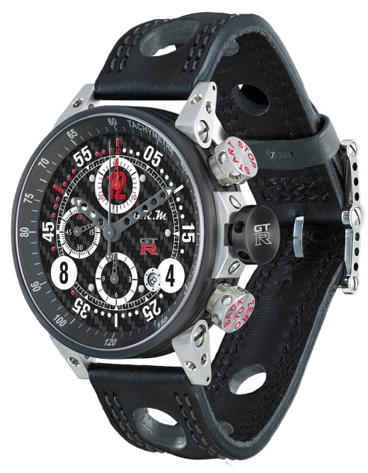 Review High Quality B.R.M Replica Watches For Sale BRM GT-R serie V12-44-GT-R ultra Dark Gray